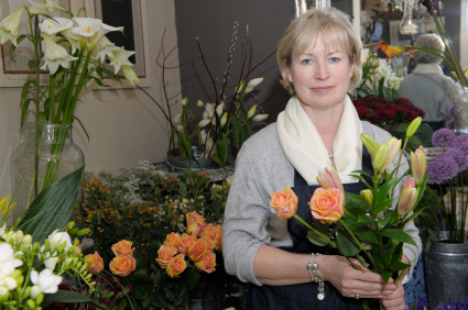 florist in flower shop business