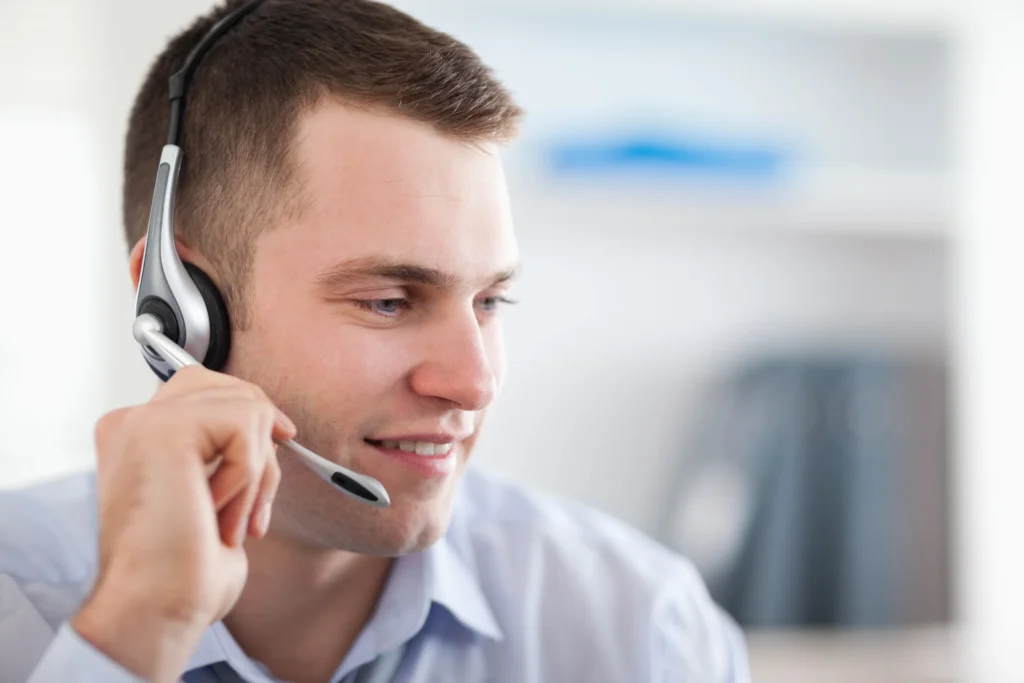 entrepreneur on a sales call