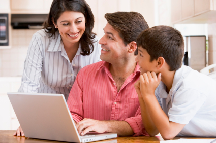 family working