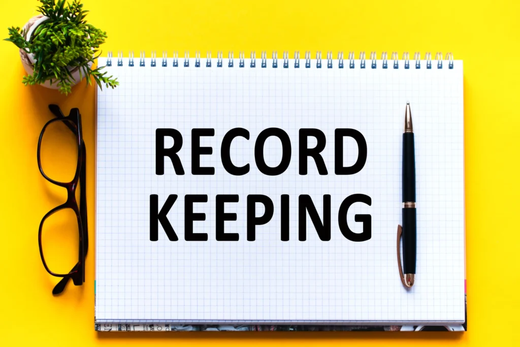 record-keeping and bookkeeping