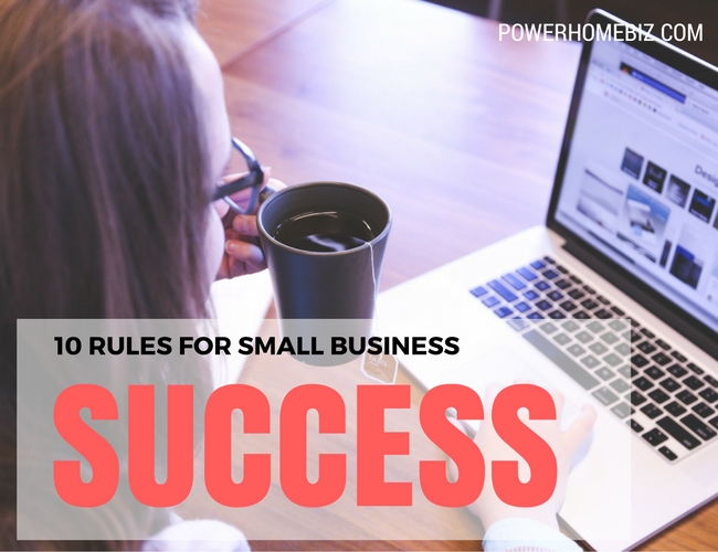 10 rules for small business success