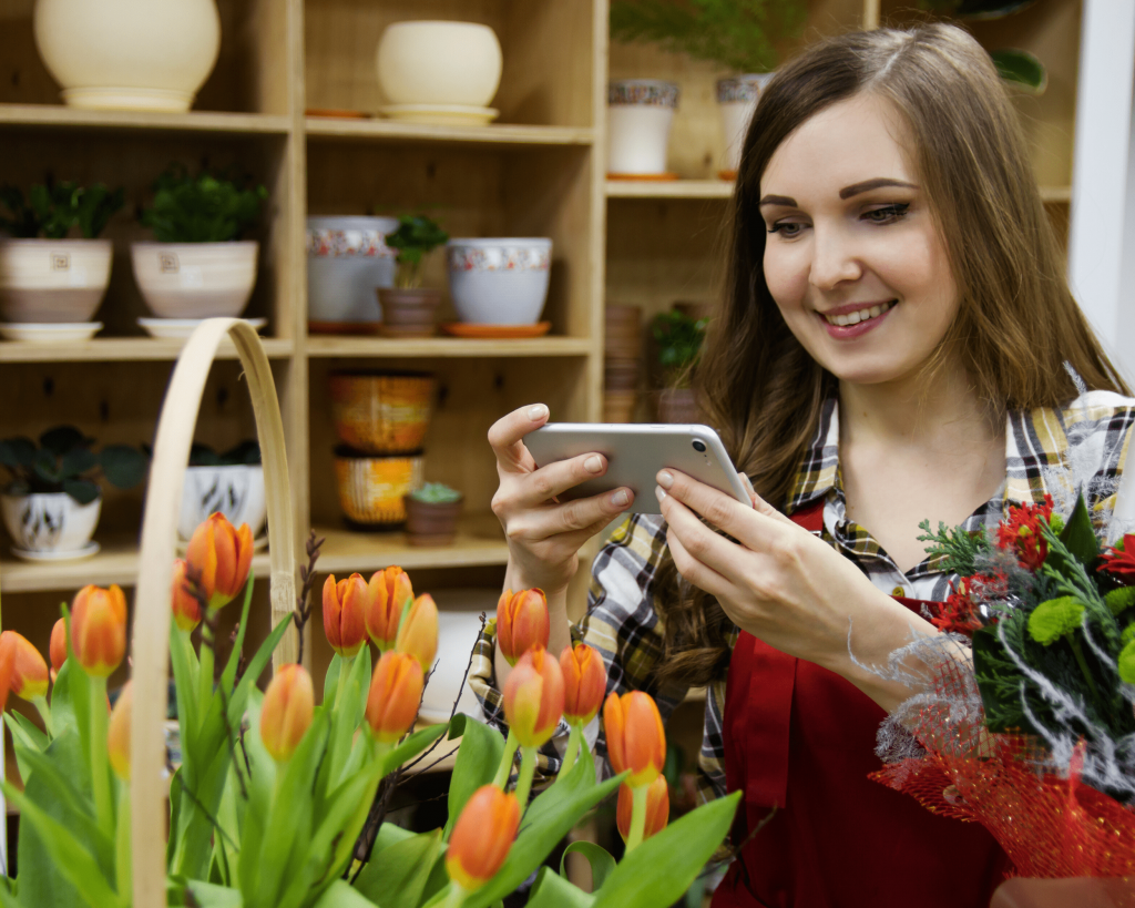 small business retailing - flower business