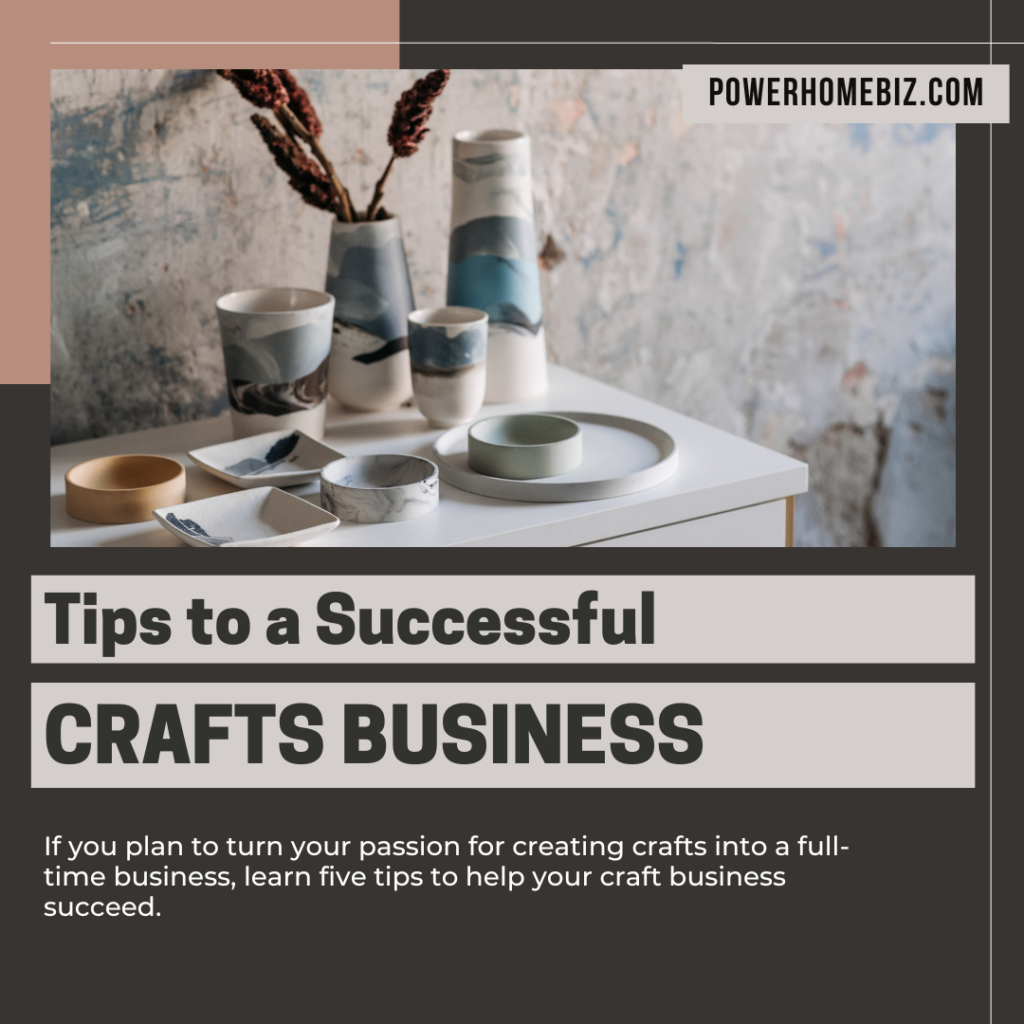 tips to a successful craft business