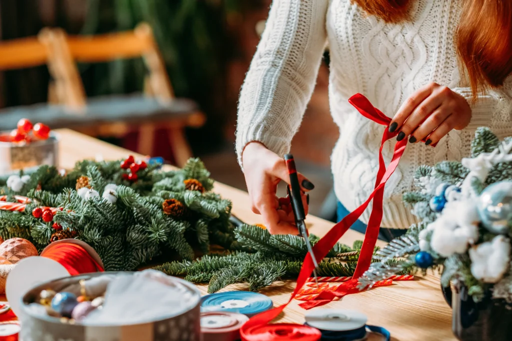 Christmas decor making