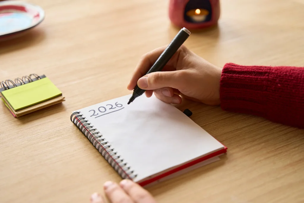 annual business review for New Year's resolutions