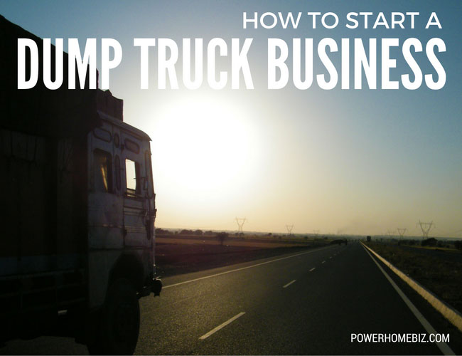 Running a dump truck business