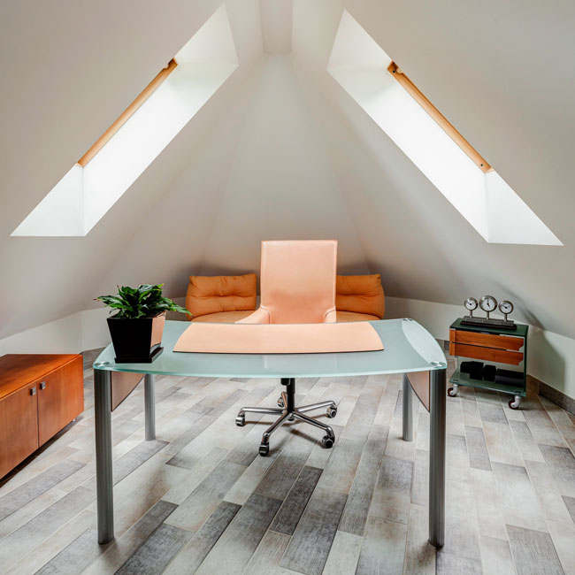 Attic: 7 Nontraditional Spaces for a Home Office