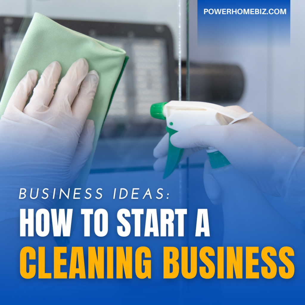start a cleaning business
