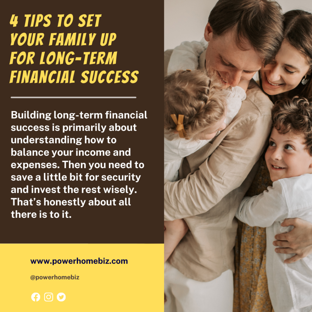 financial tips for families