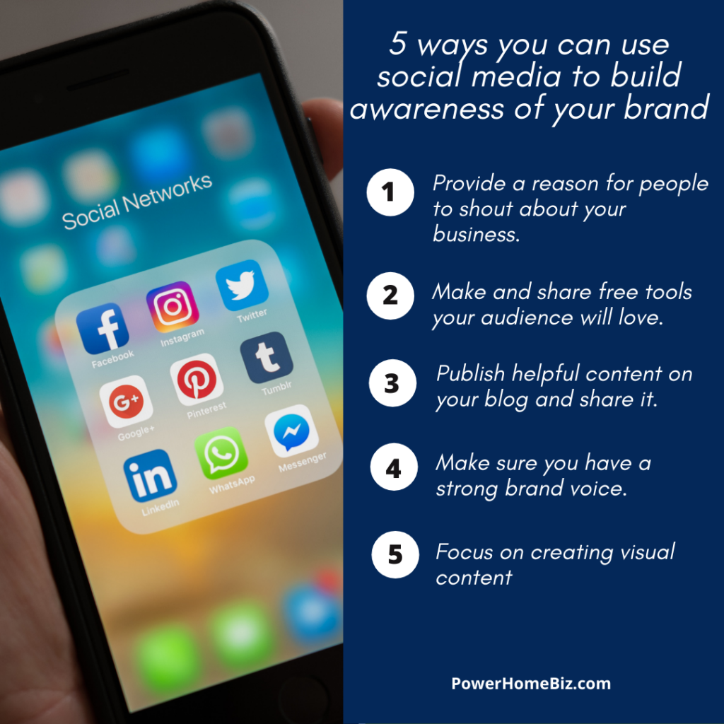 5 Ways you can Use Social Media to Build Awareness of your Brand