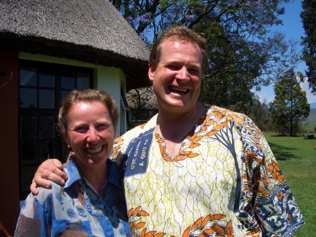 Andrew and Conny Atwood, founders of eco-tourism Antbear Eco Lodge 