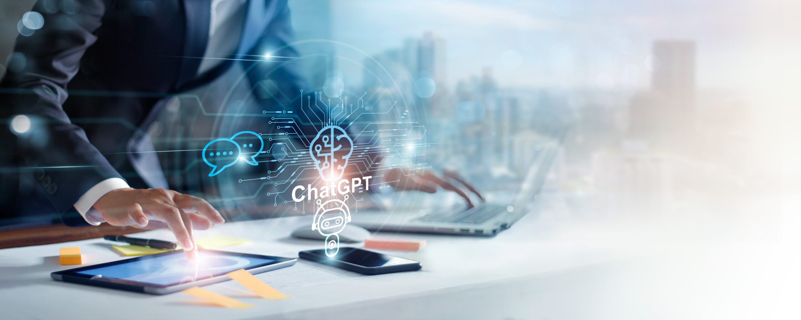 business content creation by AI