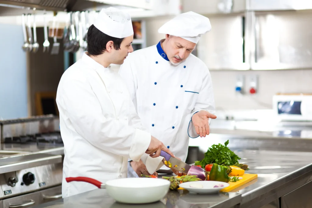 empowering employees: food preparation by chefs