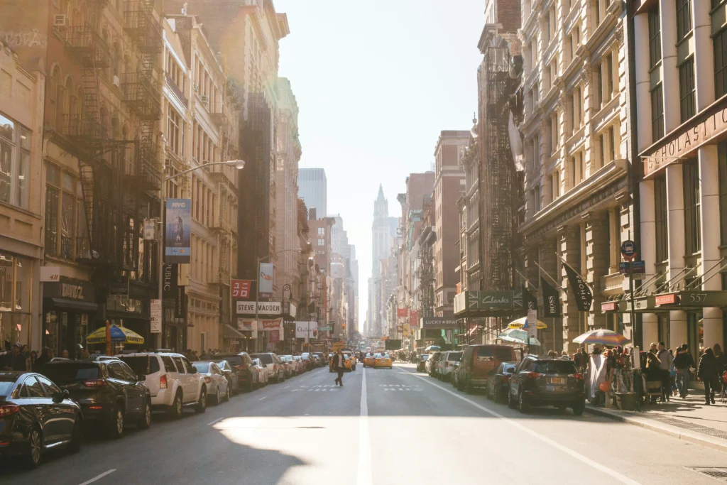 A charming view of Soho streets (NYC neighborhoods)
