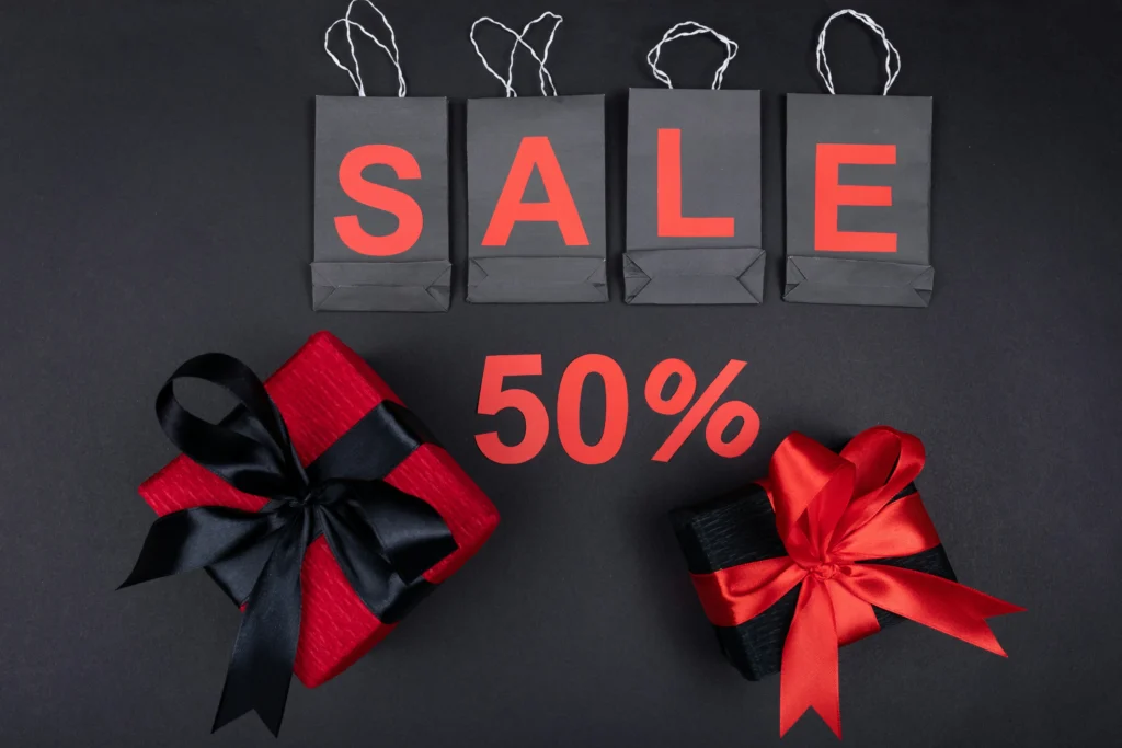 increase sales: offer sales and discounts