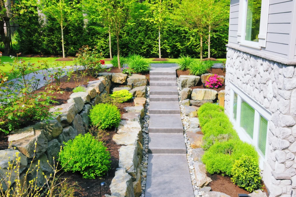 starting a landscaping business: landscape contractor