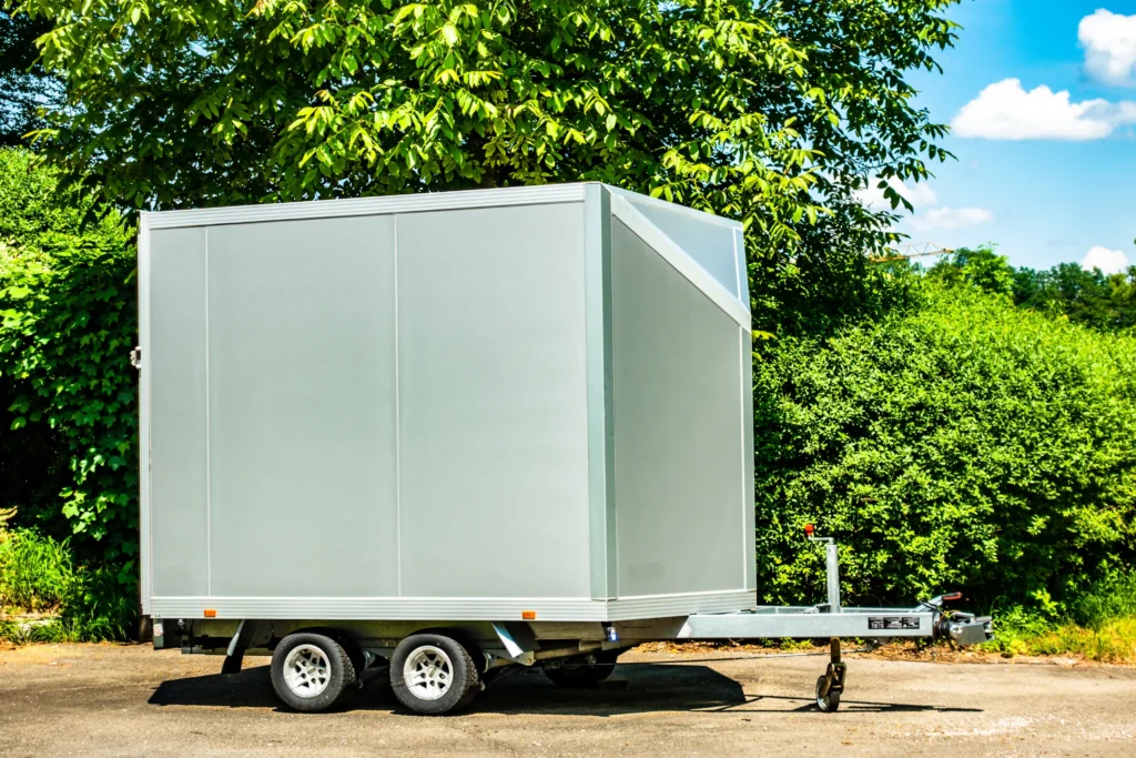 portable bathroom trailer