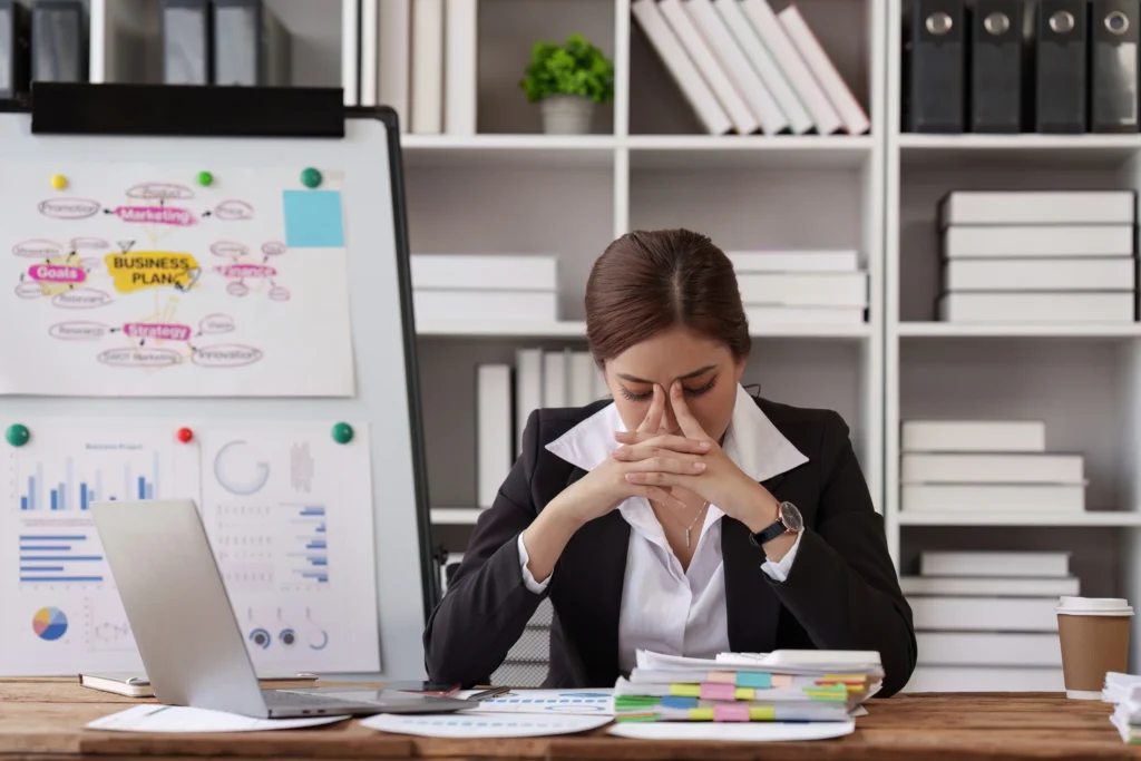 woman entrepreneur worried: common concerns of startup entrepreneurs