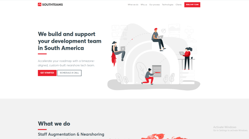 top web development company in the US: Southteams