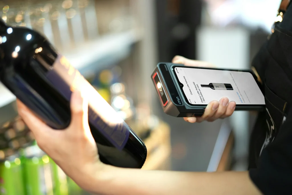wine retail store customer