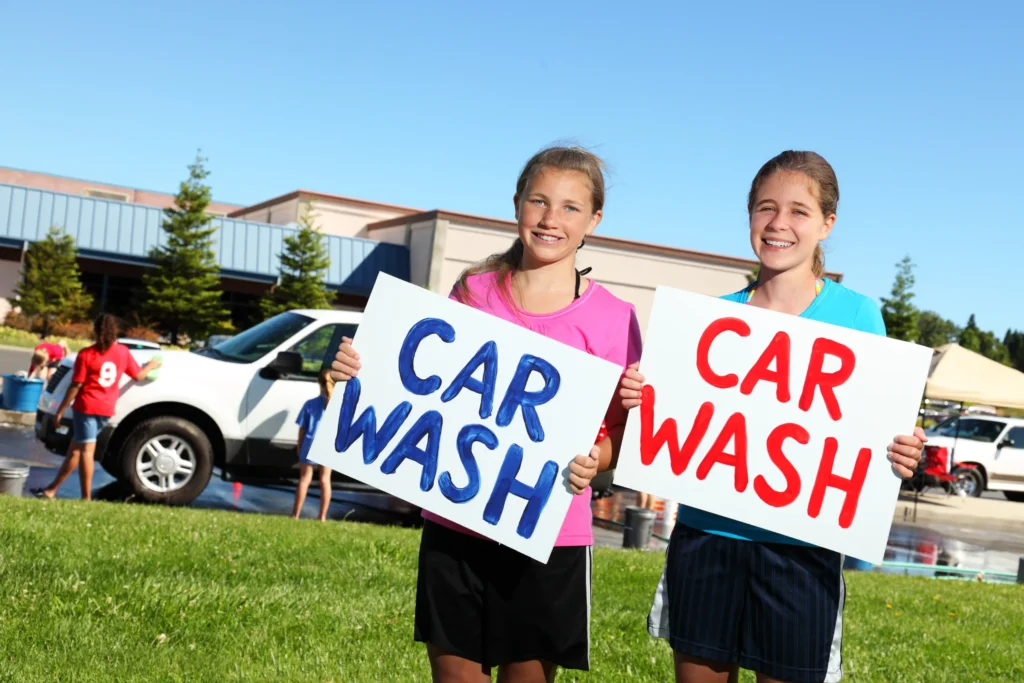 kids summer business ideas: car wash