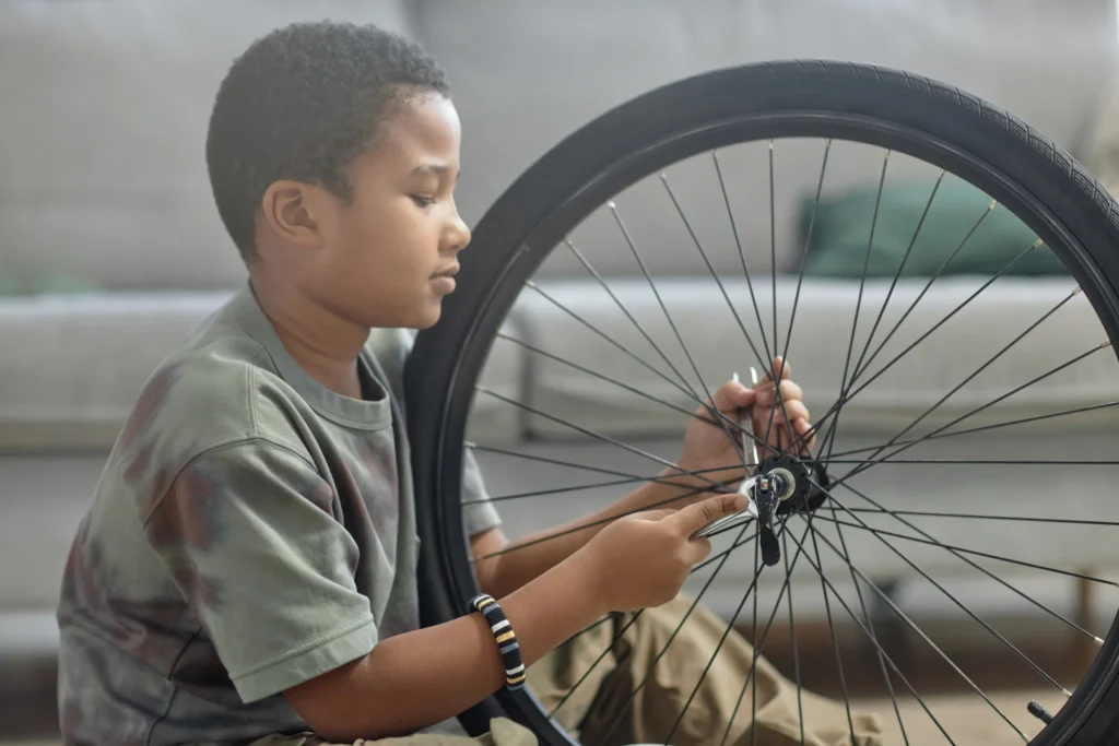 kids summer business ideas: bicycle repair