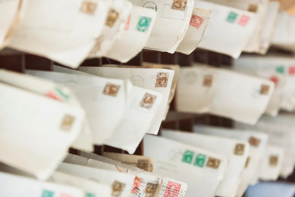 postal mail: using postal service