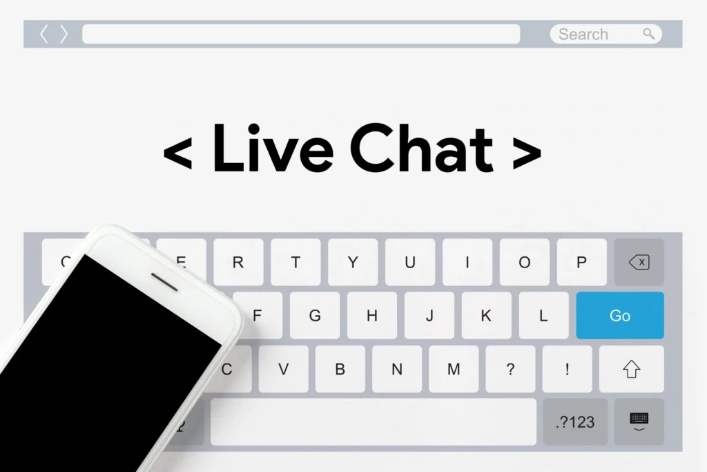 live chat computer keyboards