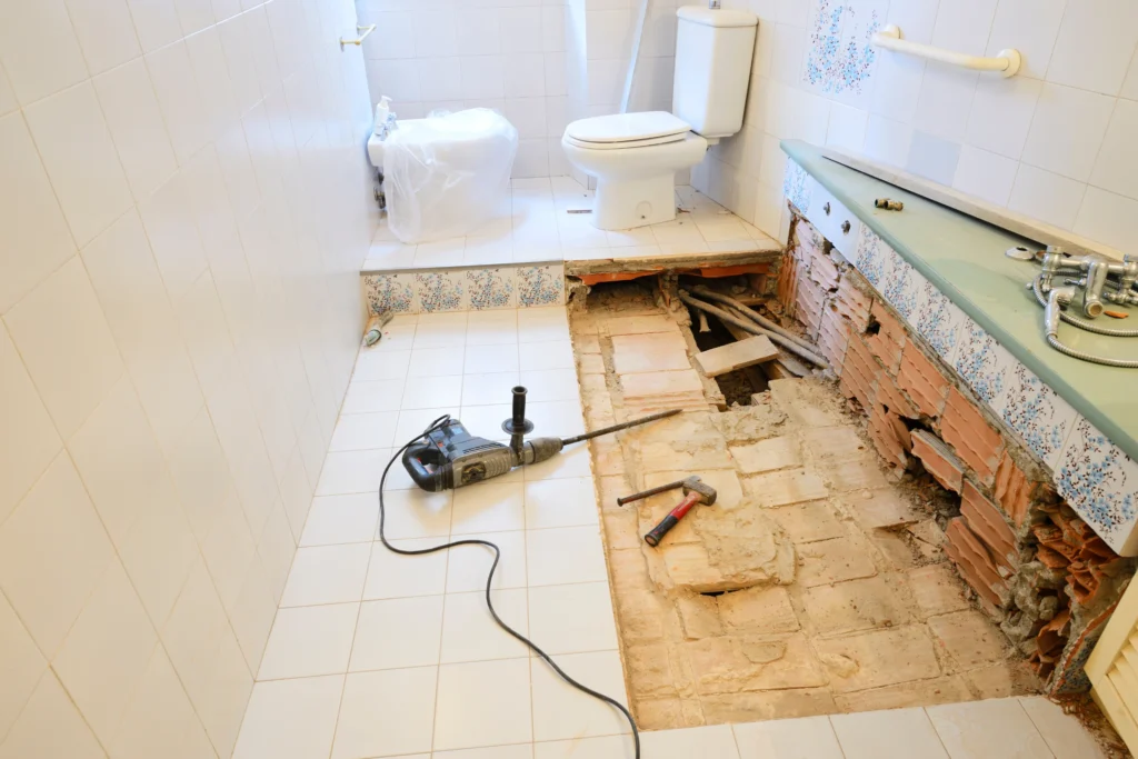 bathroom remodeling: home improvement and construction