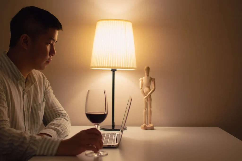 snacking and drinking while working from home remote