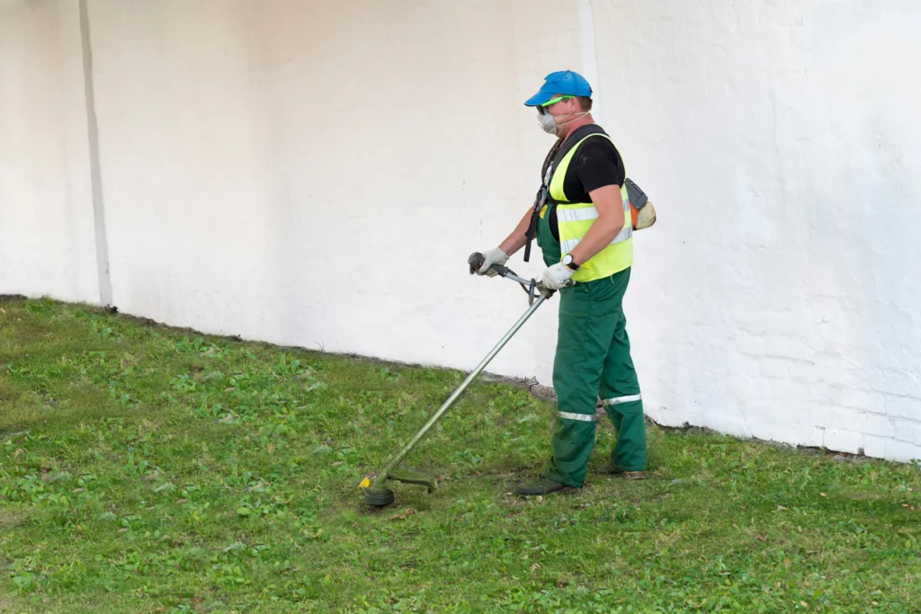 man in lawncare and landscaping business