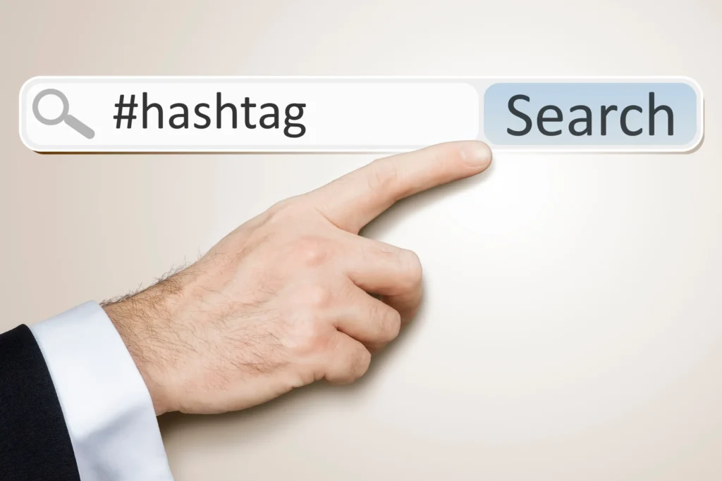 targeted hashtags in social media posts