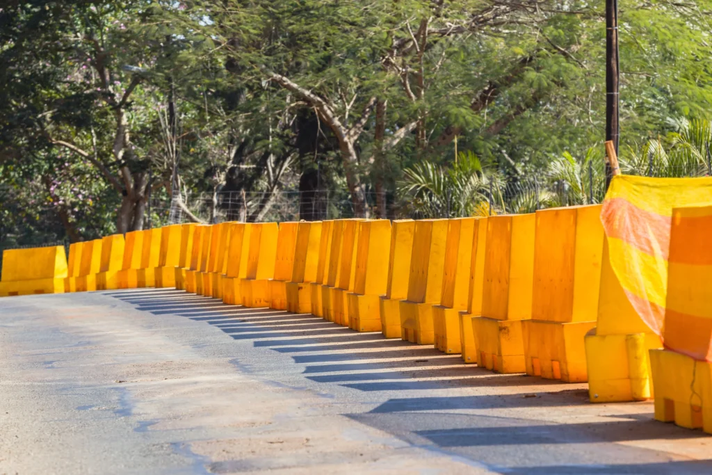 highway concrete barriers