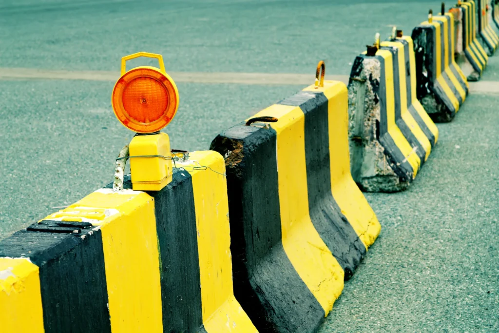 highway concrete barriers